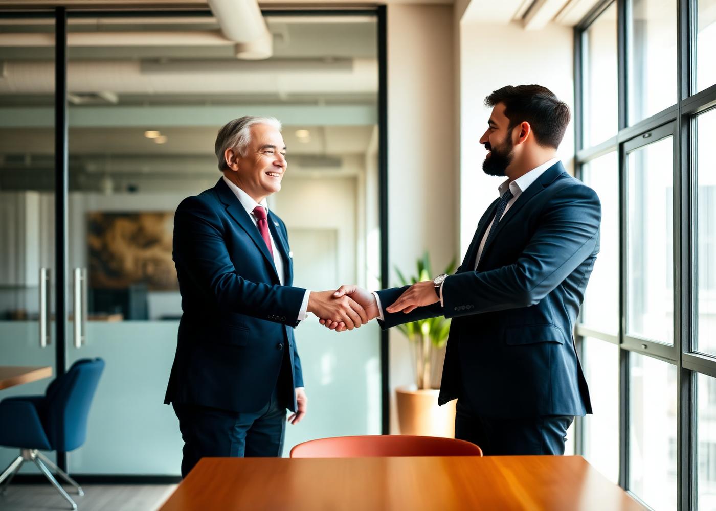 Business partners meeting
